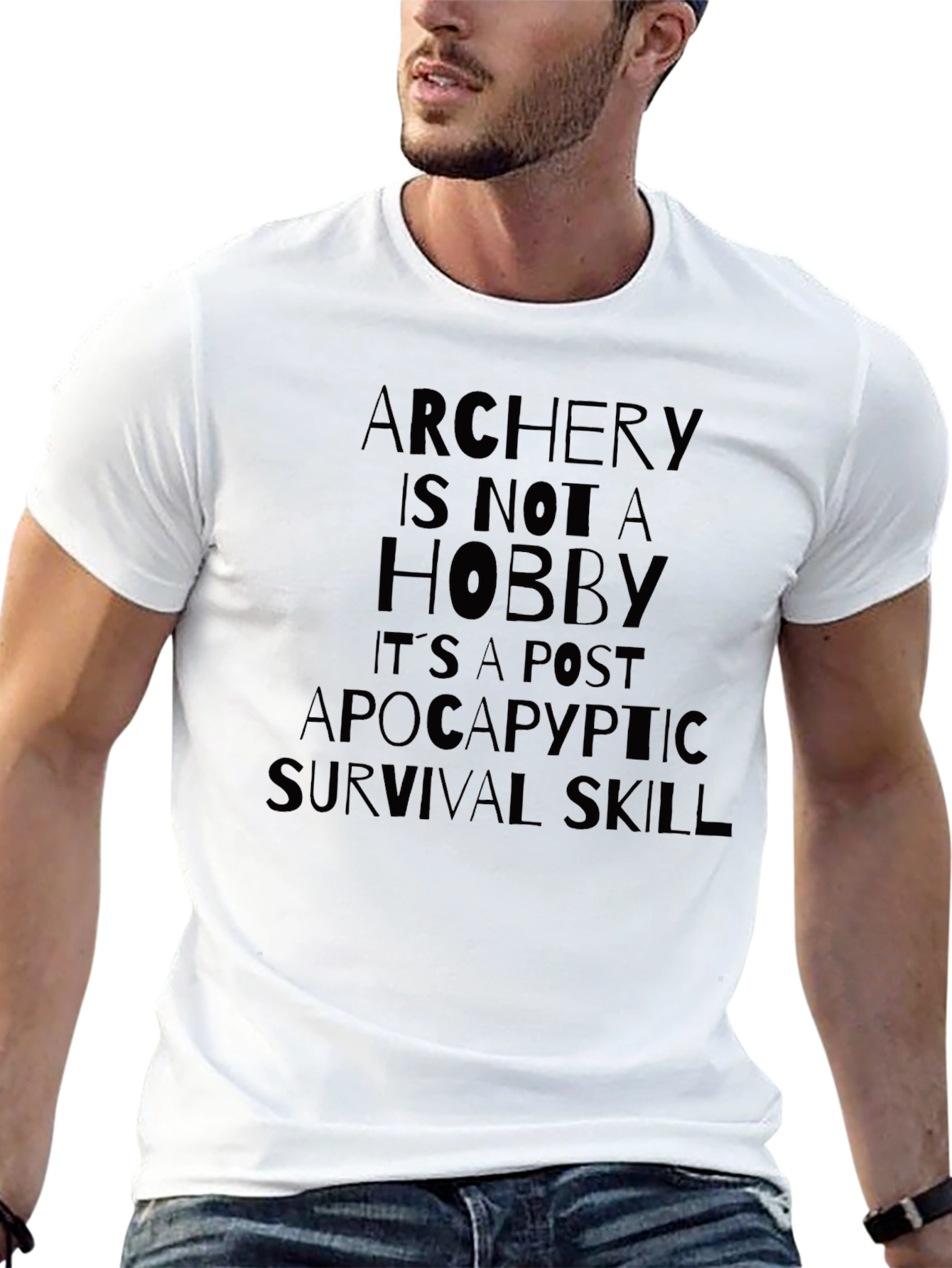 Archery Survival Skill Graphic T-Shirt