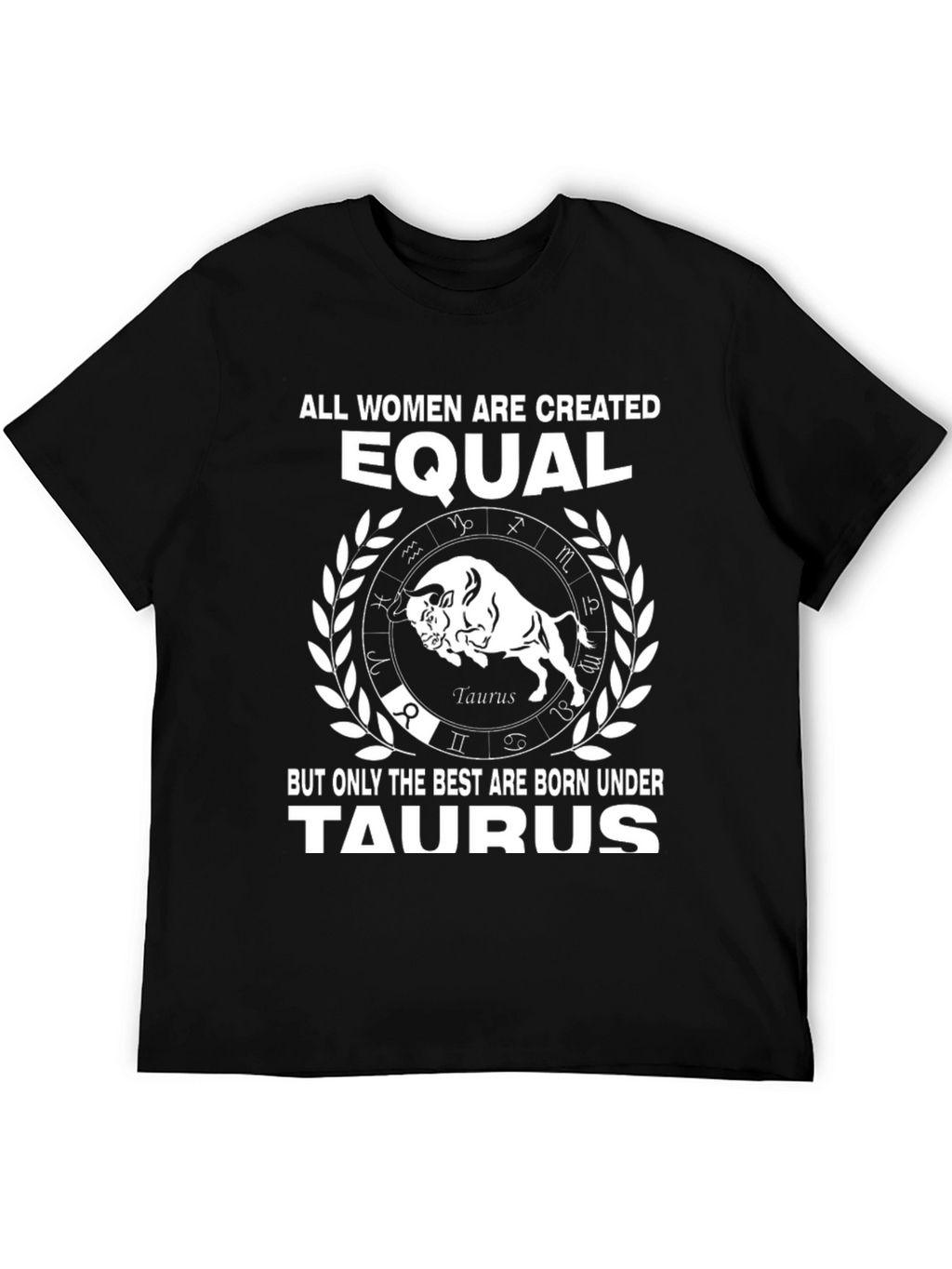 Taurus Zodiac Womens Graphic T-Shirt