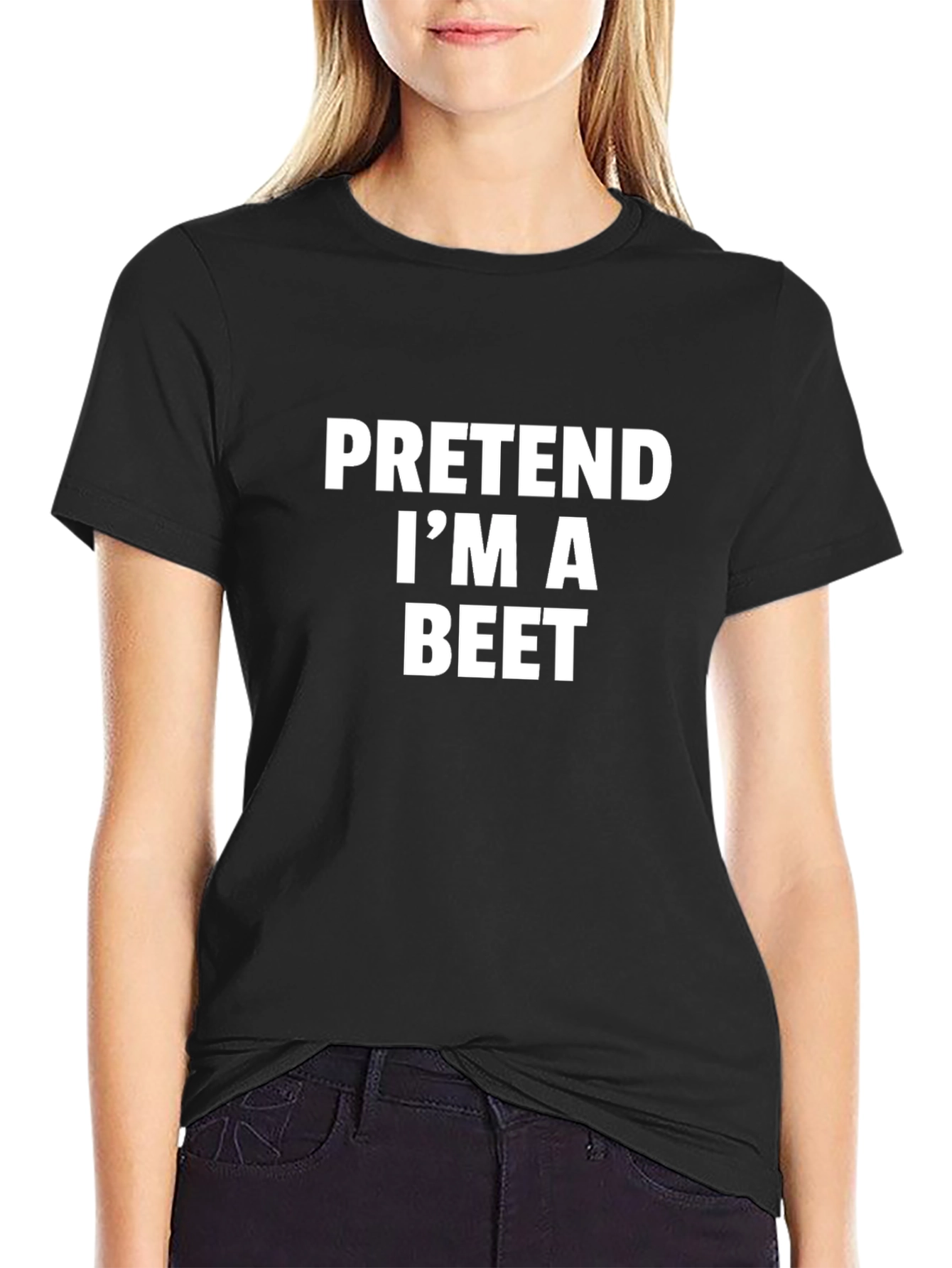 Pretend Im A Beet - Funny T-Shirt