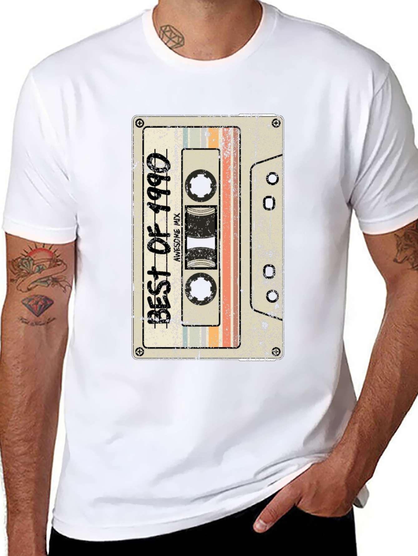 Best of 1990 Cassette Tape Graphic T-Shirt