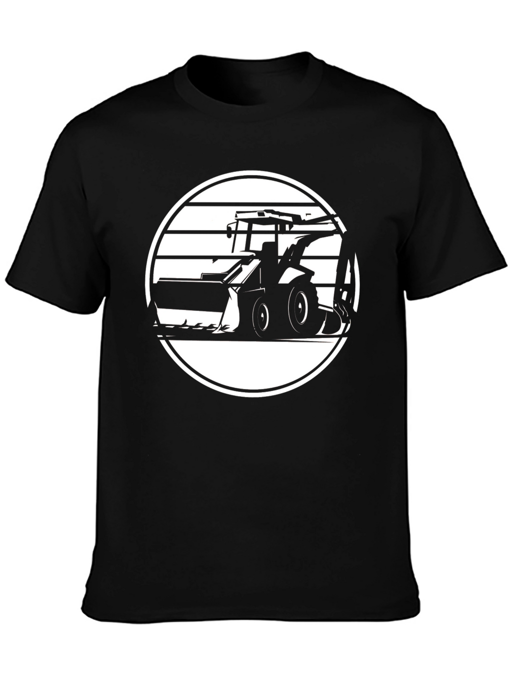 Black Bulldozer Graphic Tee