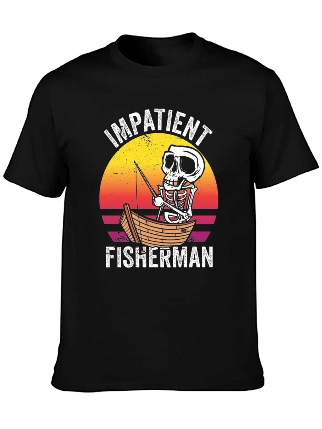Impatient Fisherman Graphic T-Shirt