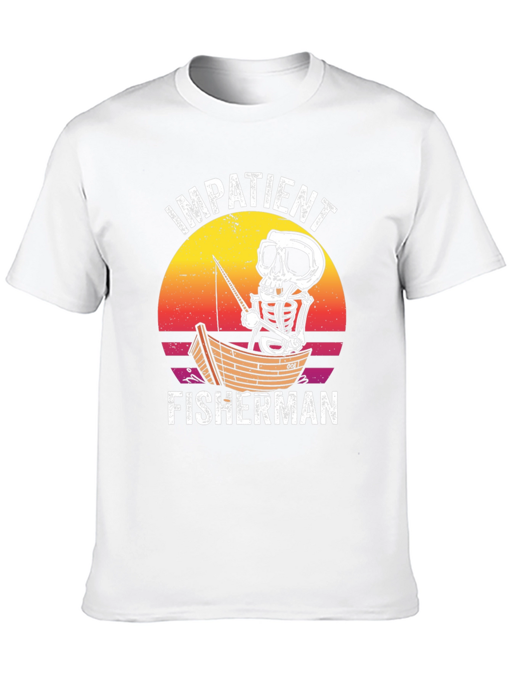 Impatient Fisherman Graphic T-Shirt