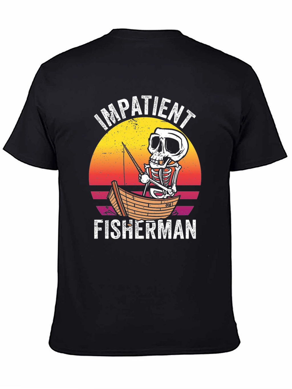 Impatient Fisherman Graphic T-Shirt