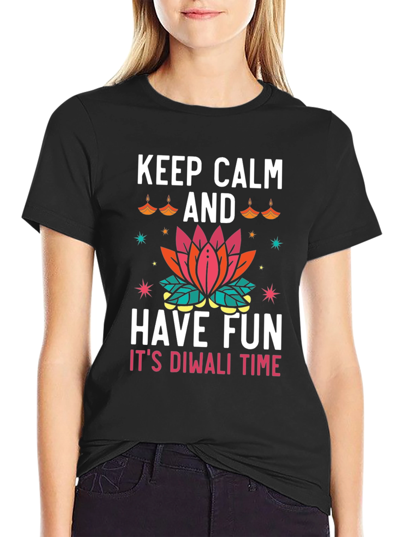 Keep Calm and Have Fun Diwali T-Shirt