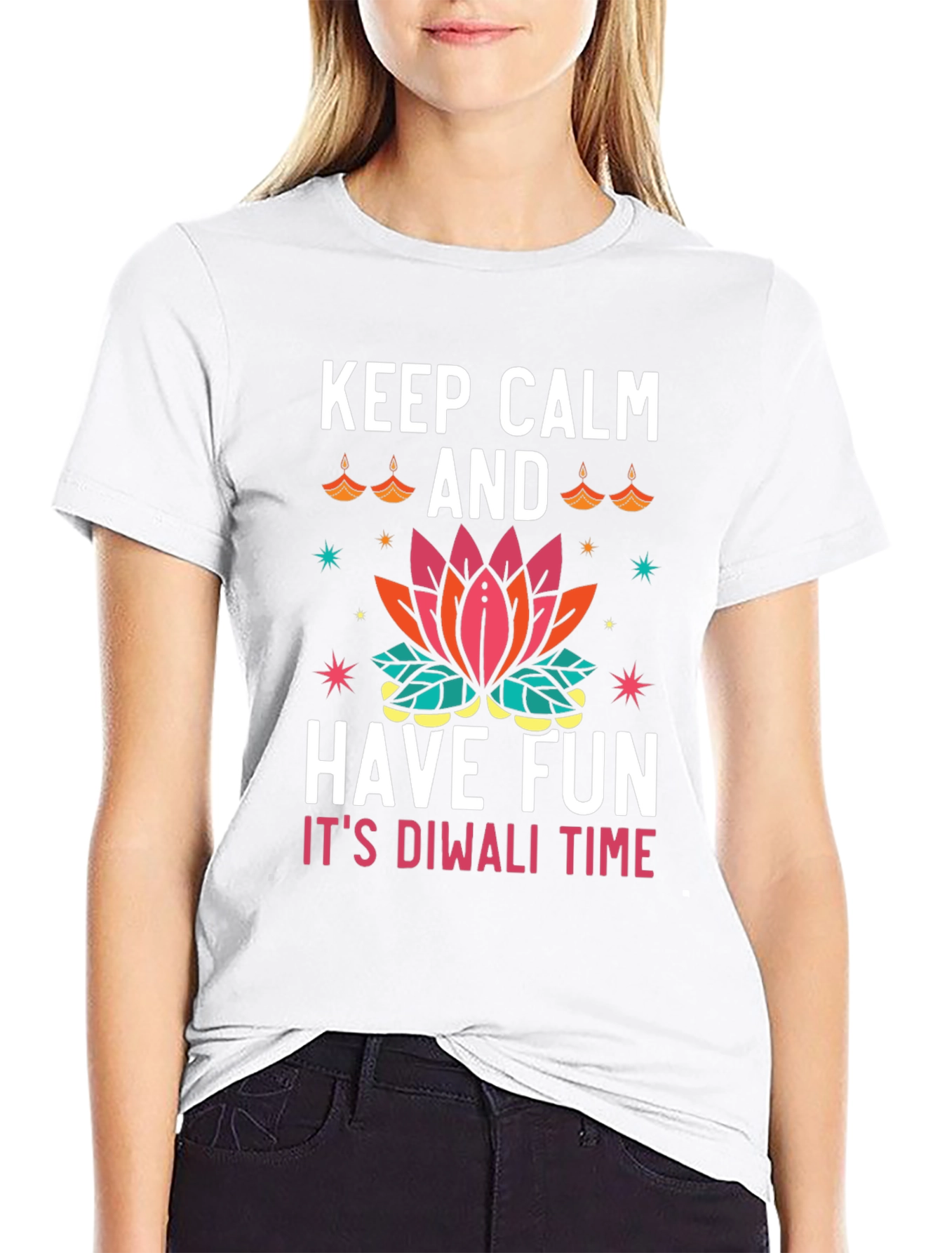 Keep Calm and Have Fun Diwali T-Shirt