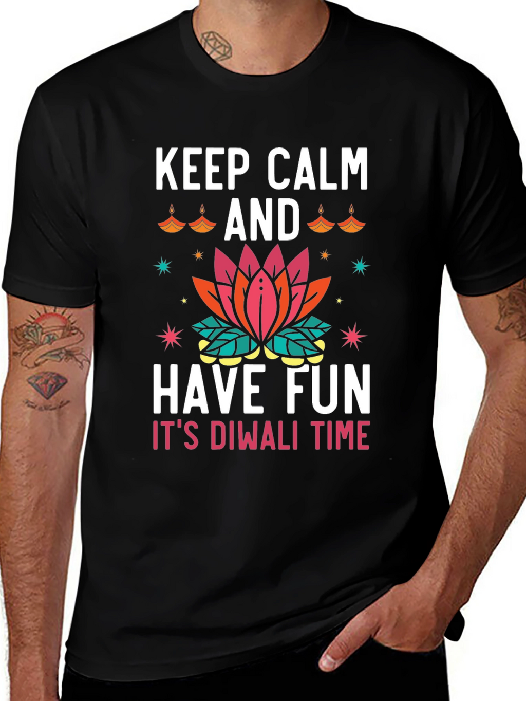 Keep Calm and Have Fun Diwali T-Shirt