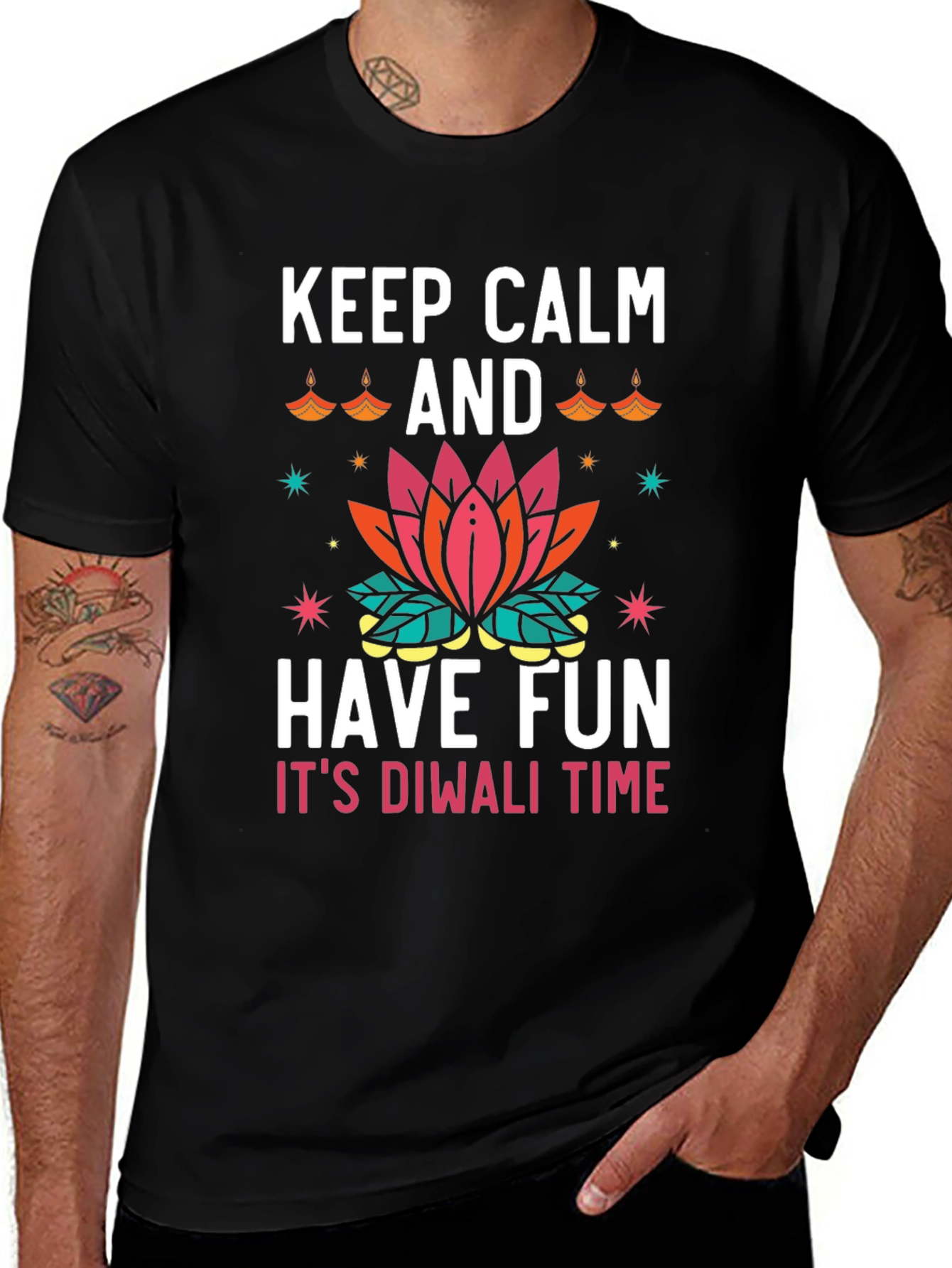 Keep Calm and Have Fun Diwali T-Shirt