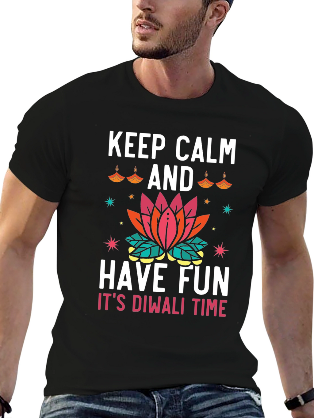 Keep Calm and Have Fun Diwali T-Shirt