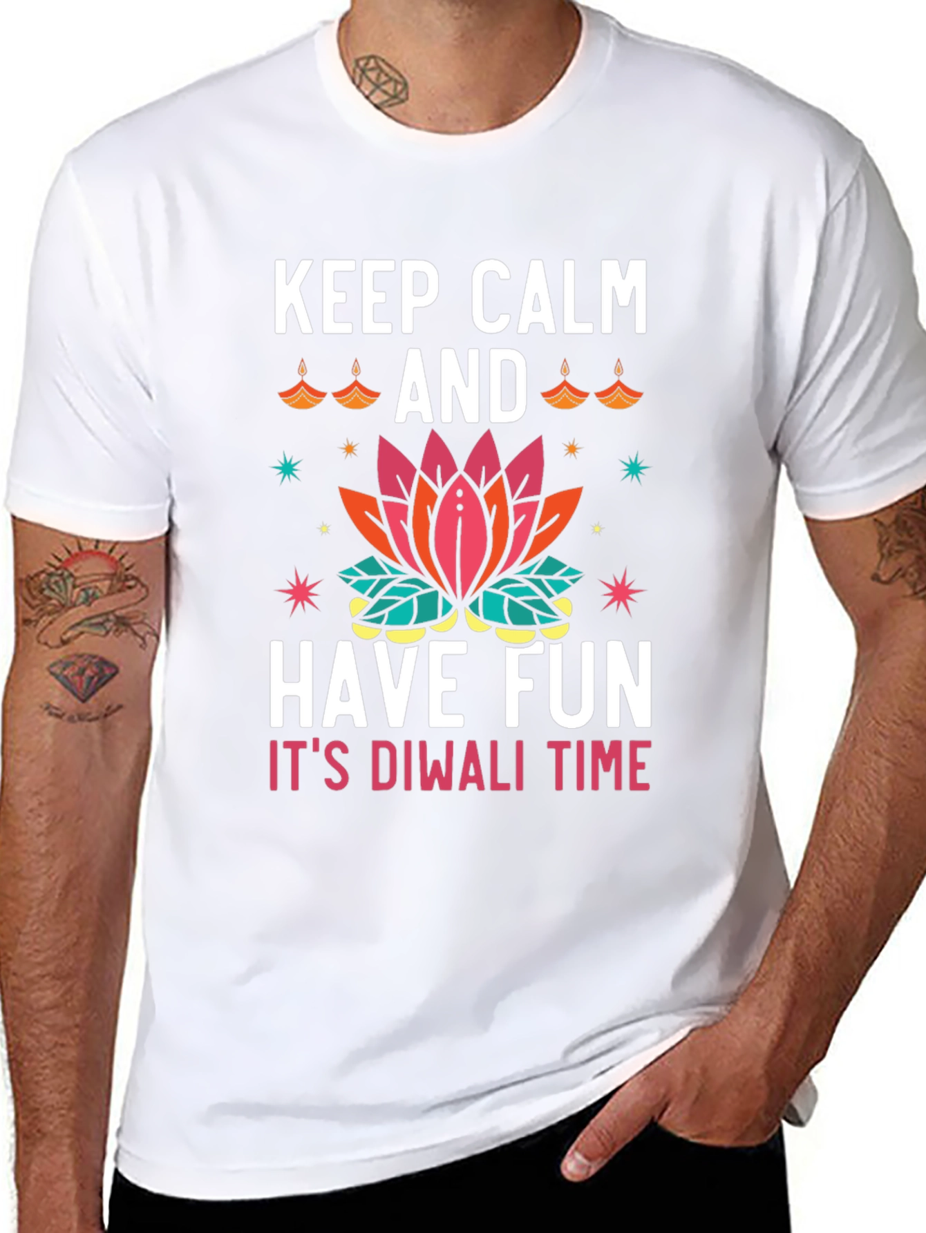 Keep Calm and Have Fun Diwali T-Shirt