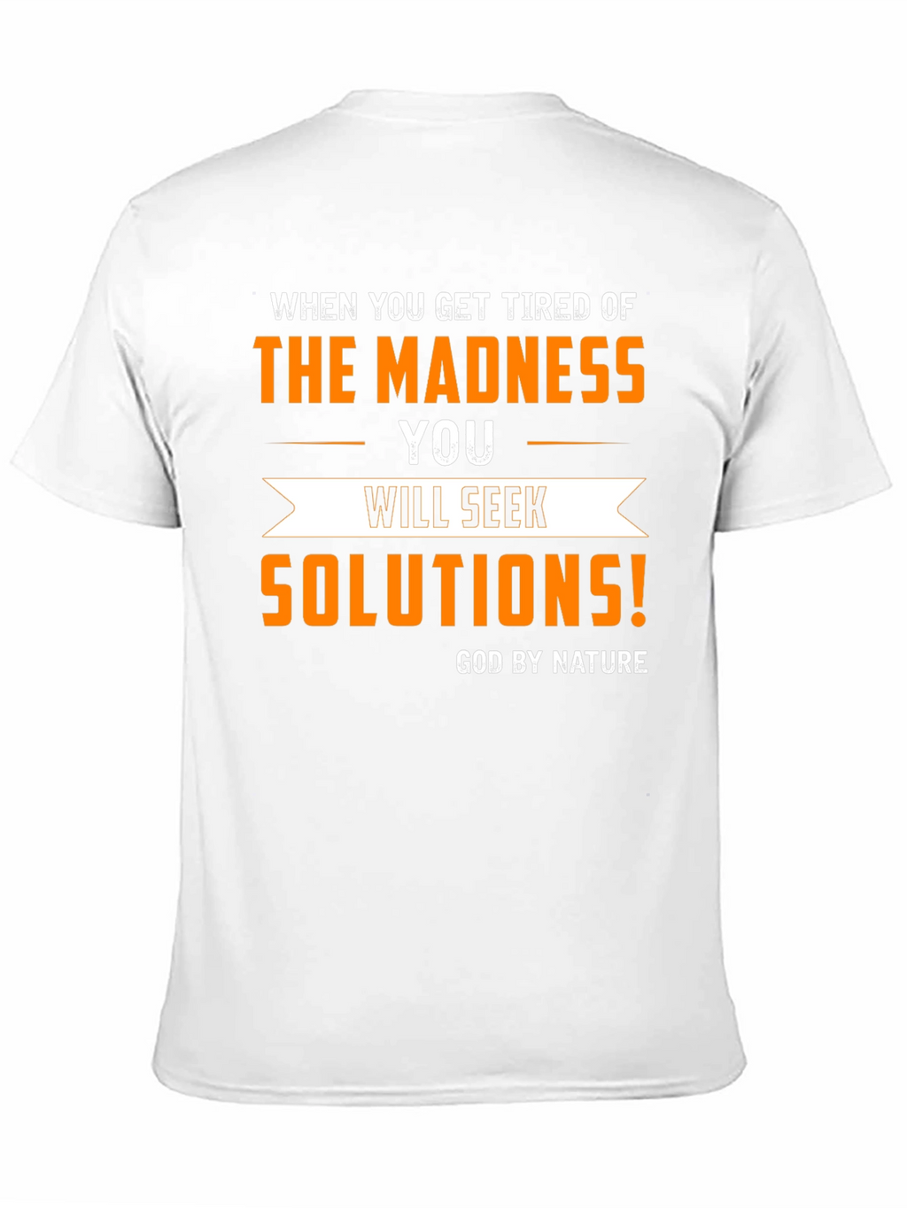 Madness Solutions Graphic Tee - Mens Black T-Shirt