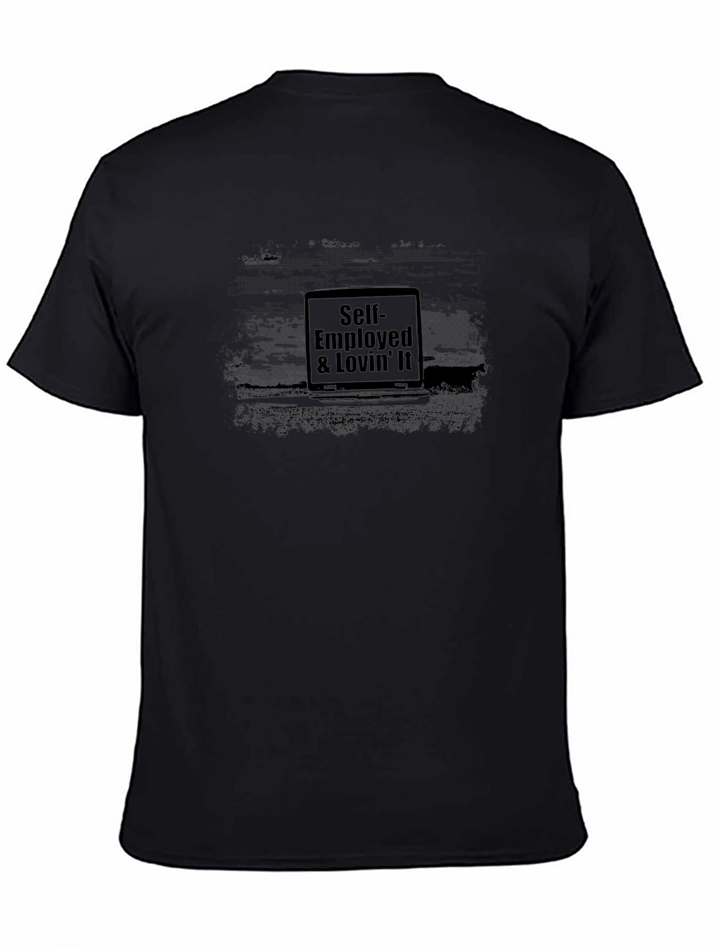 Self-Employed & Lovin It Black T-Shirt