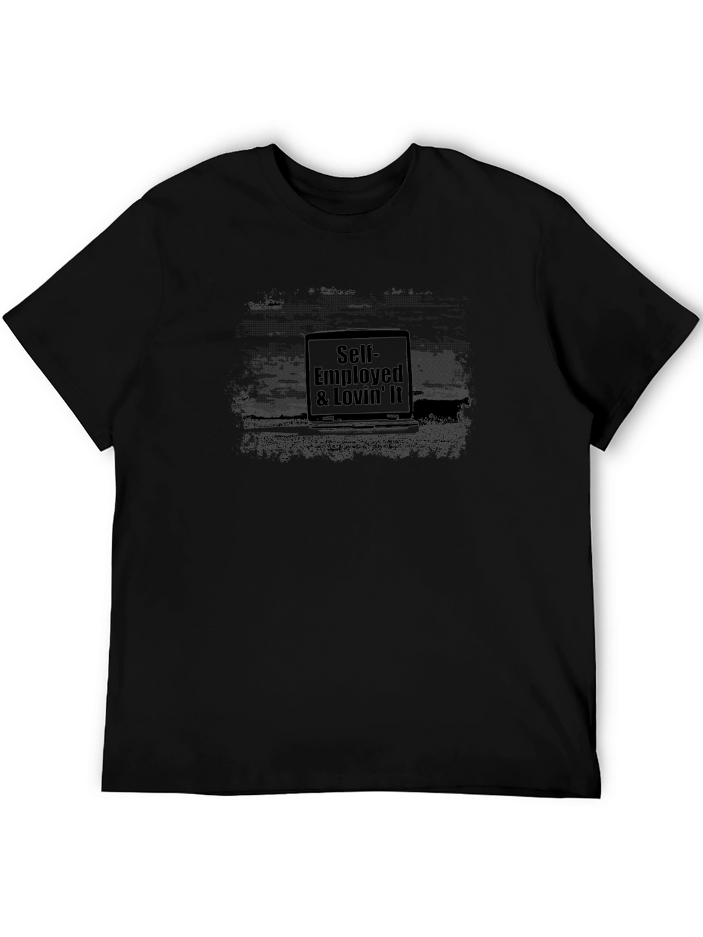Self-Employed & Lovin It Black T-Shirt