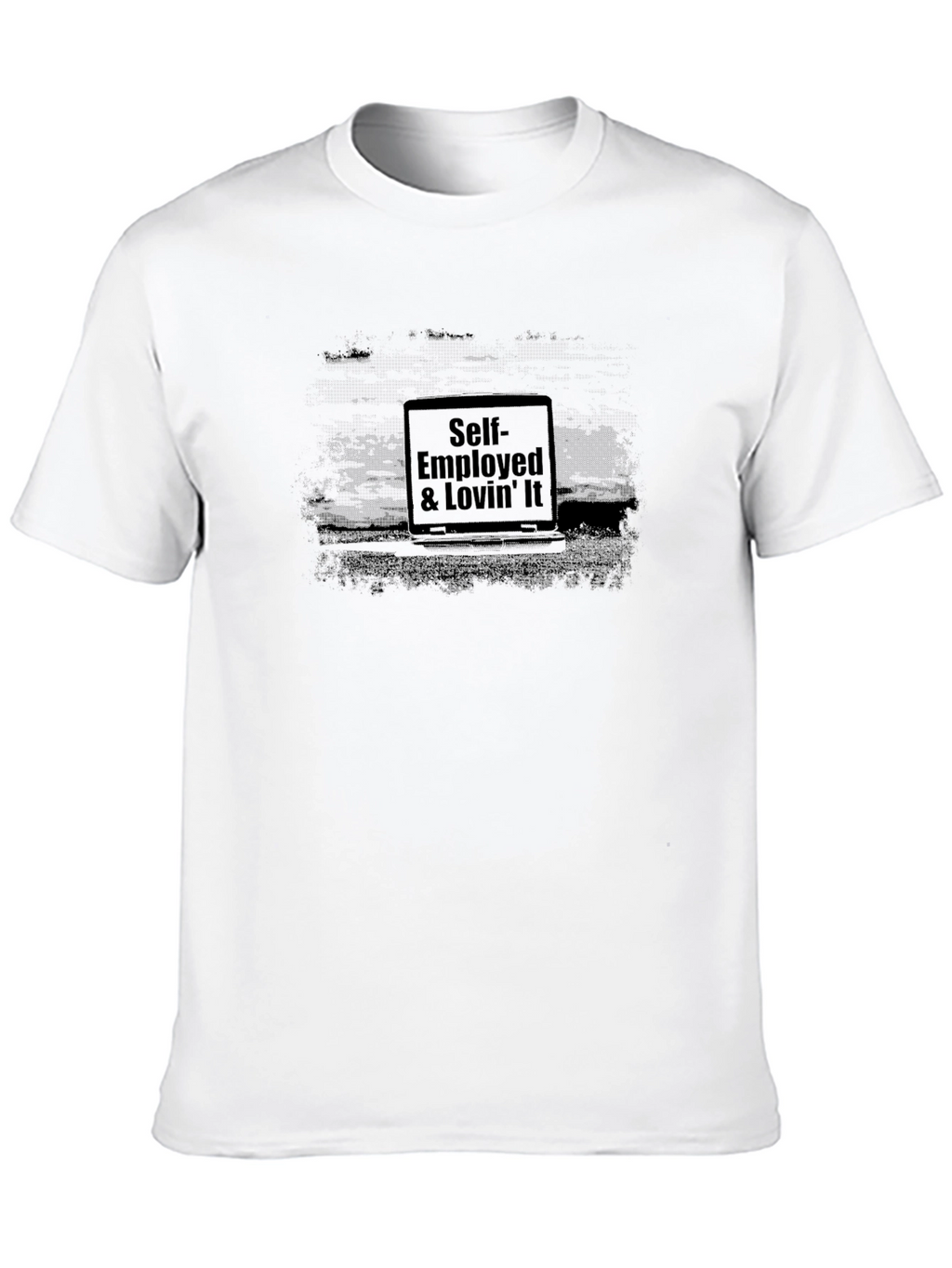 Self-Employed & Lovin It Black T-Shirt