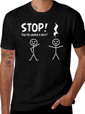 Funny Youre Under a Rest Black Graphic T-Shirt