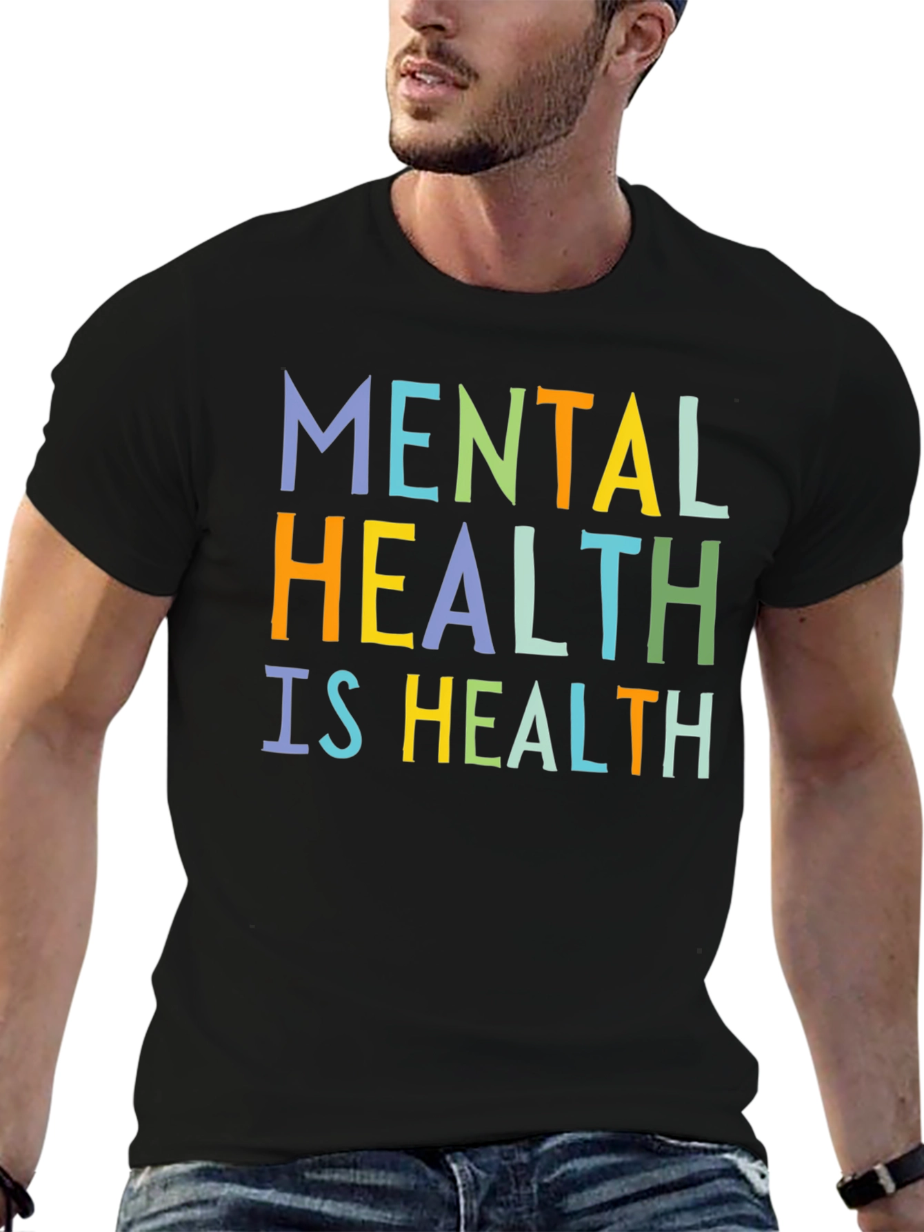 Mental Health is Health Black T-Shirt