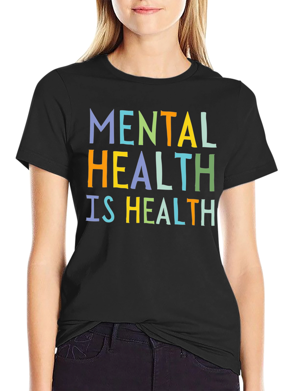 Mental Health is Health Black T-Shirt