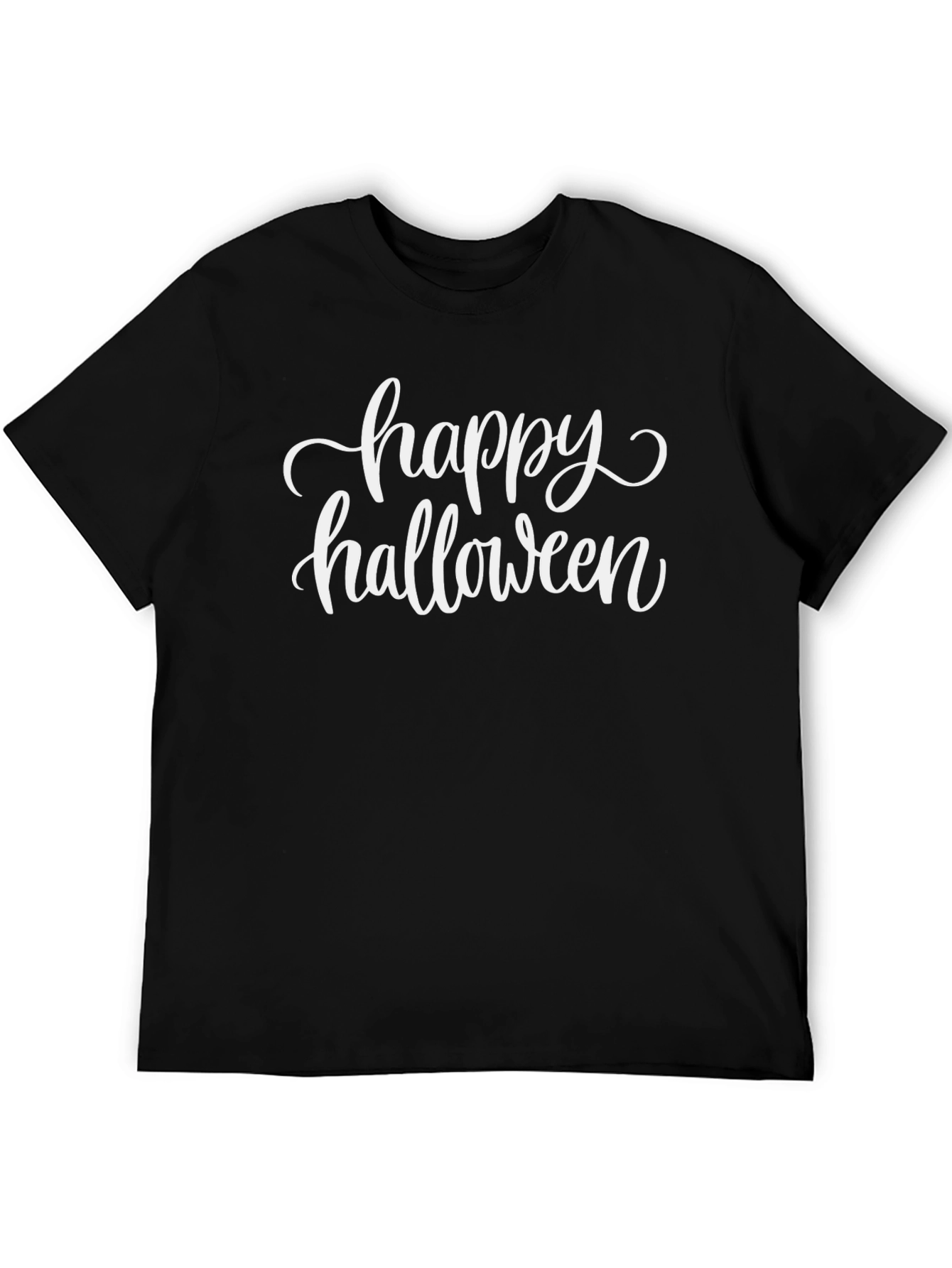 Happy Halloween Graphic Tee - Black Unisex Shirt