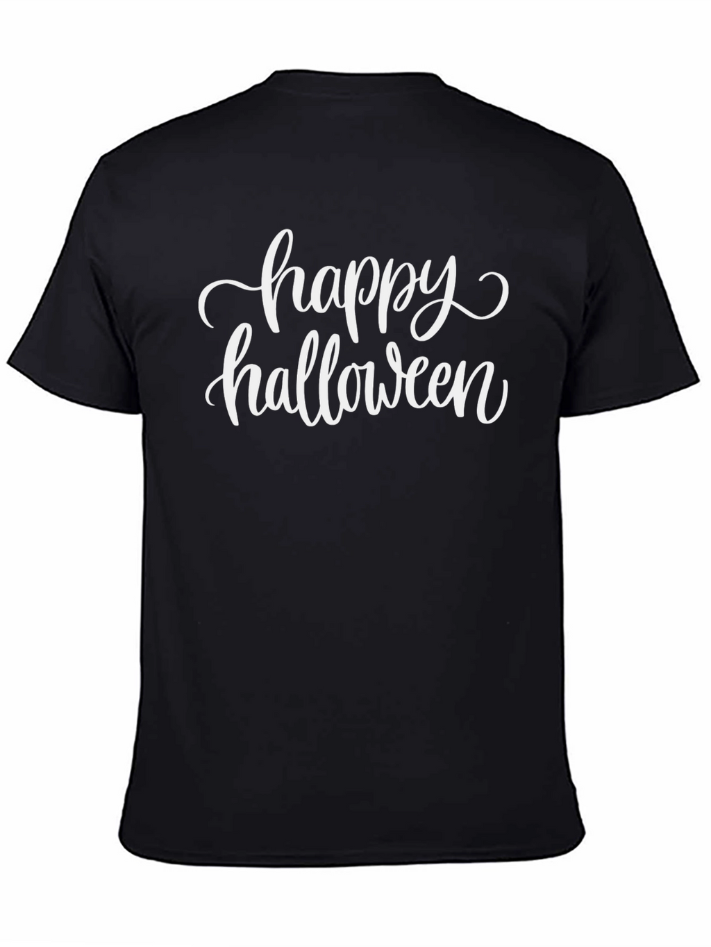 Happy Halloween Graphic Tee - Black Unisex Shirt