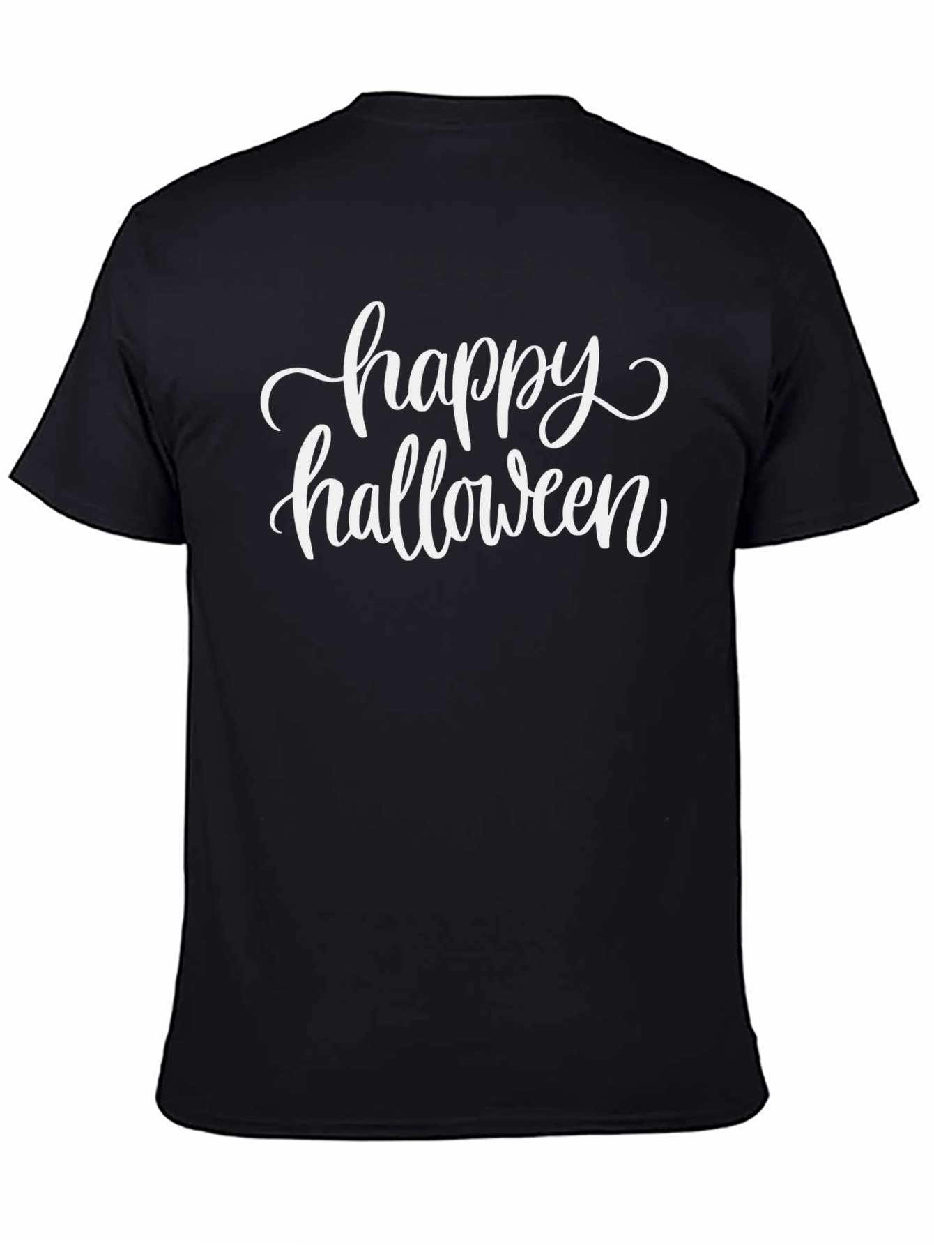 Happy Halloween Graphic Tee - Black Unisex Shirt