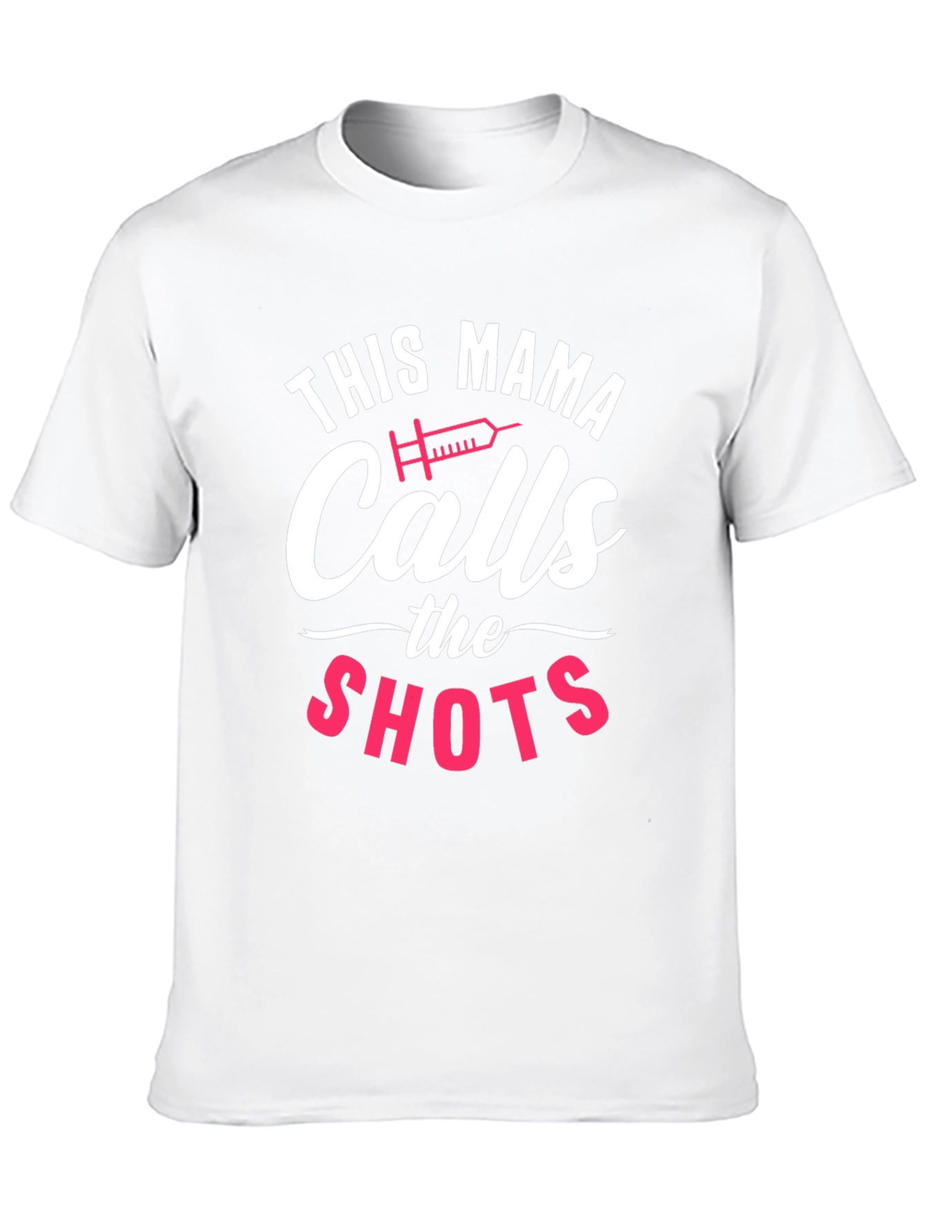 This Mama Calls The Shots Black T-Shirt