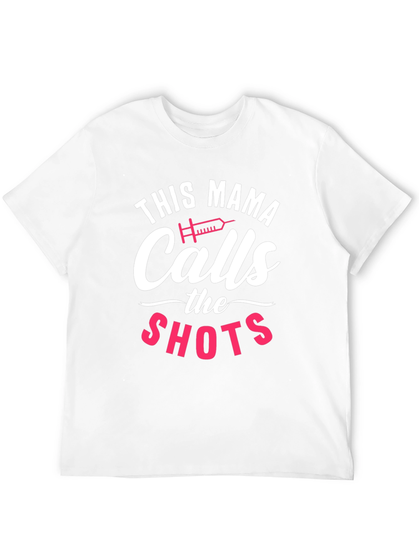 This Mama Calls The Shots Black T-Shirt