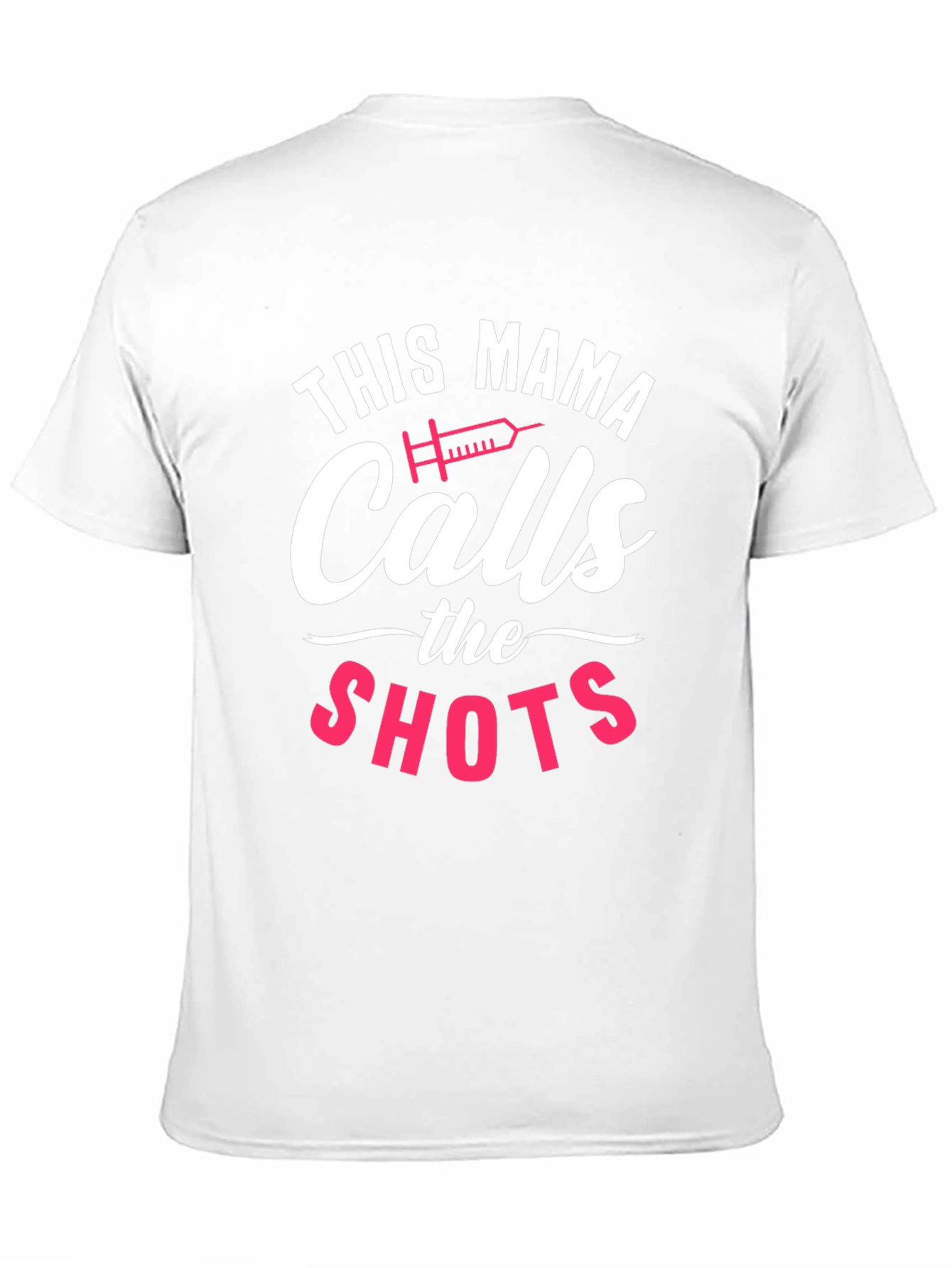 This Mama Calls The Shots Black T-Shirt