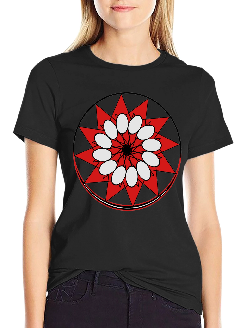 Geometric Mandala Graphic T-Shirt