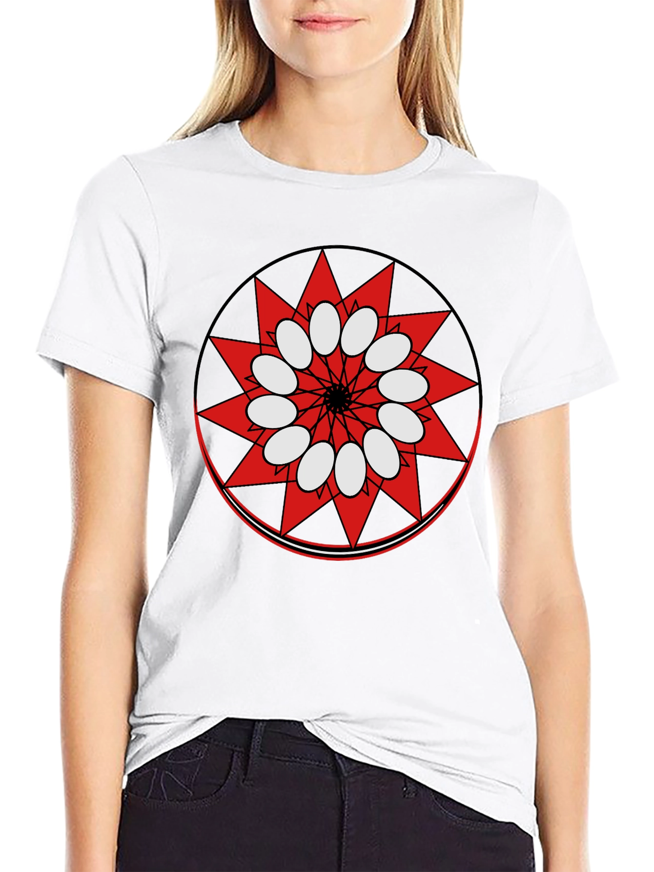 Geometric Mandala Graphic T-Shirt