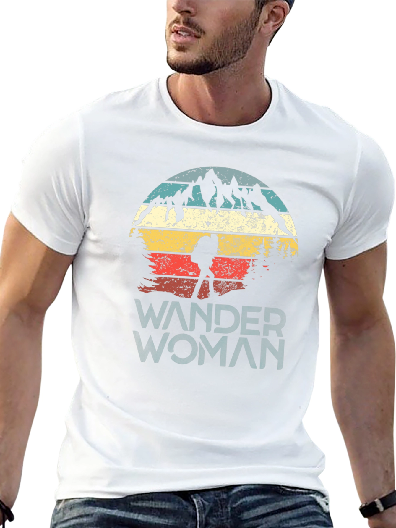 Wander Woman Graphic Tee - Mountain Adventure