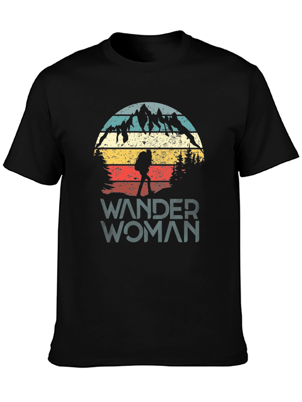 Wander Woman Graphic Tee - Mountain Adventure
