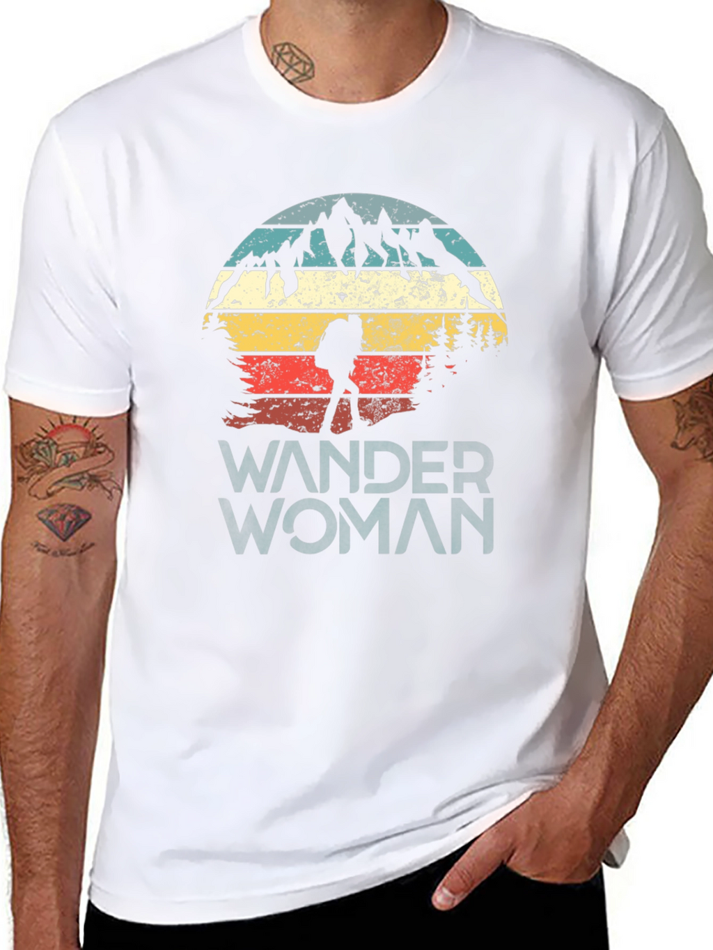 Wander Woman Graphic Tee - Mountain Adventure