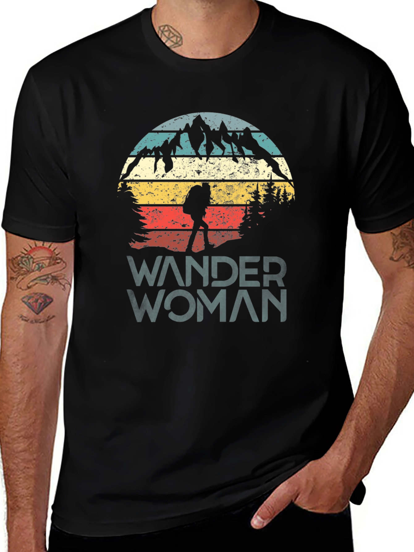 Wander Woman Graphic Tee - Mountain Adventure