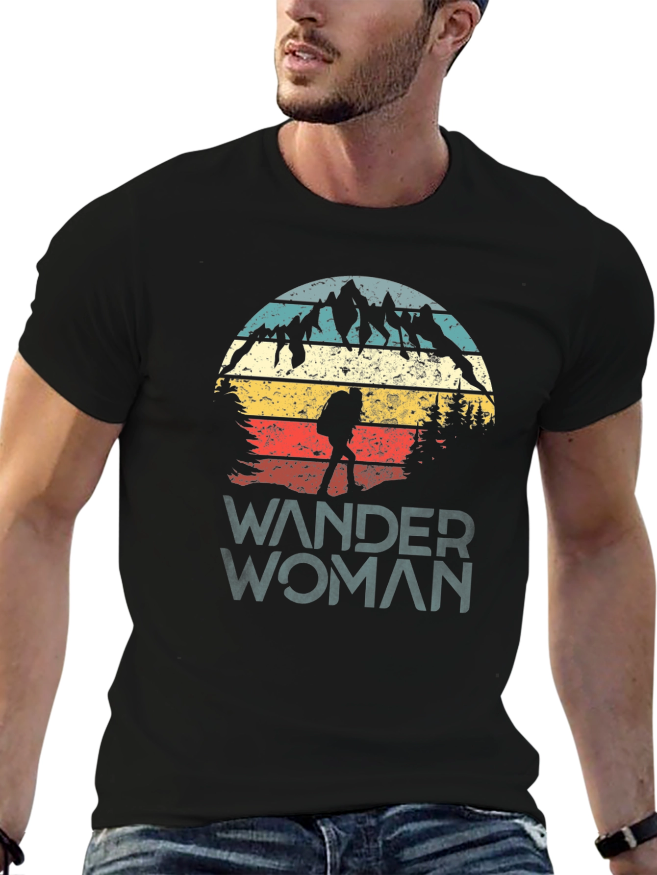 Wander Woman Graphic Tee - Mountain Adventure