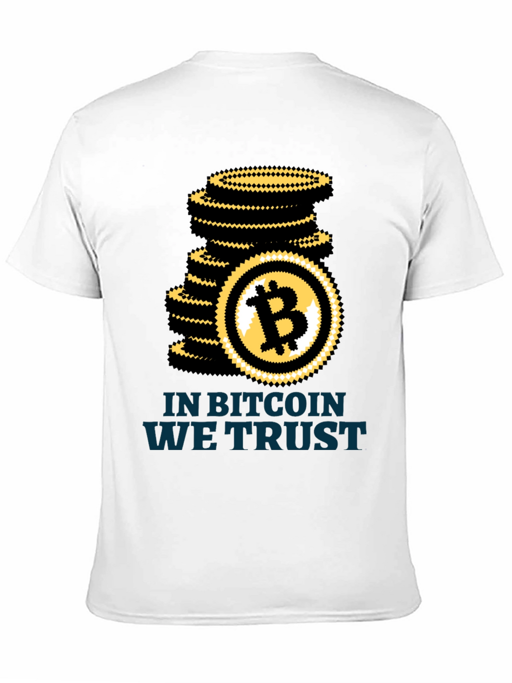 Bitcoin We Trust Black T-Shirt Crypto HODL
