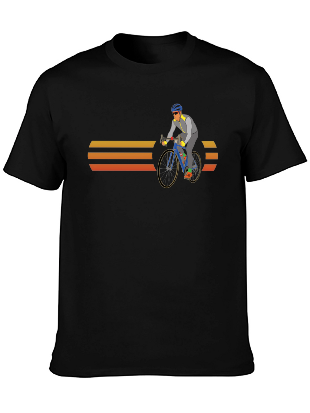 Retro Cyclist Graphic T-Shirt