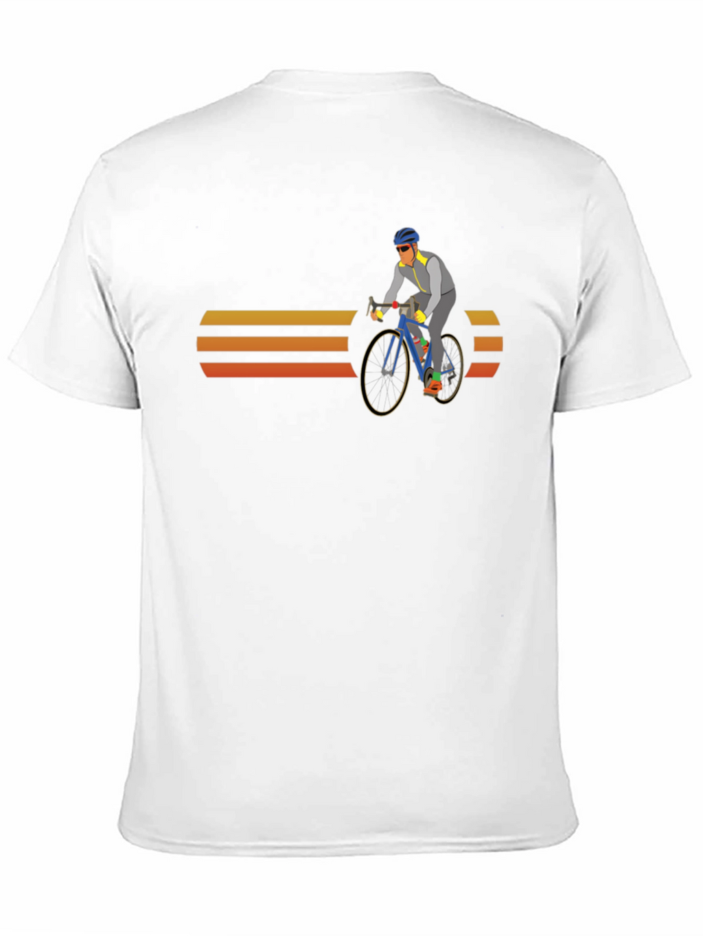 Retro Cyclist Graphic T-Shirt