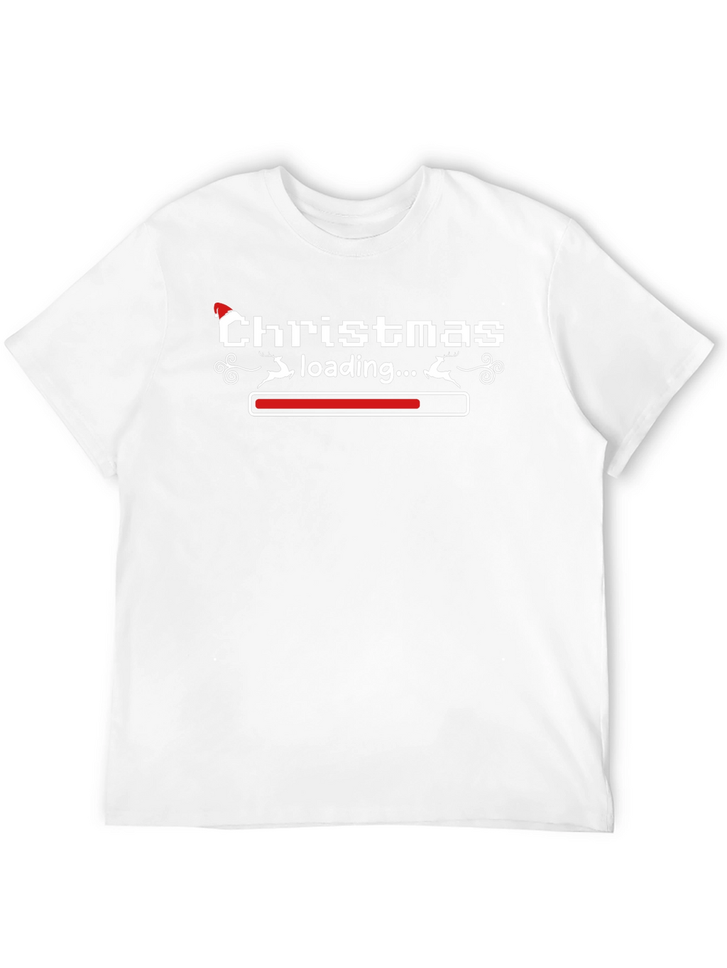 Christmas Loading T-Shirt - Holiday Pixel Art Tee