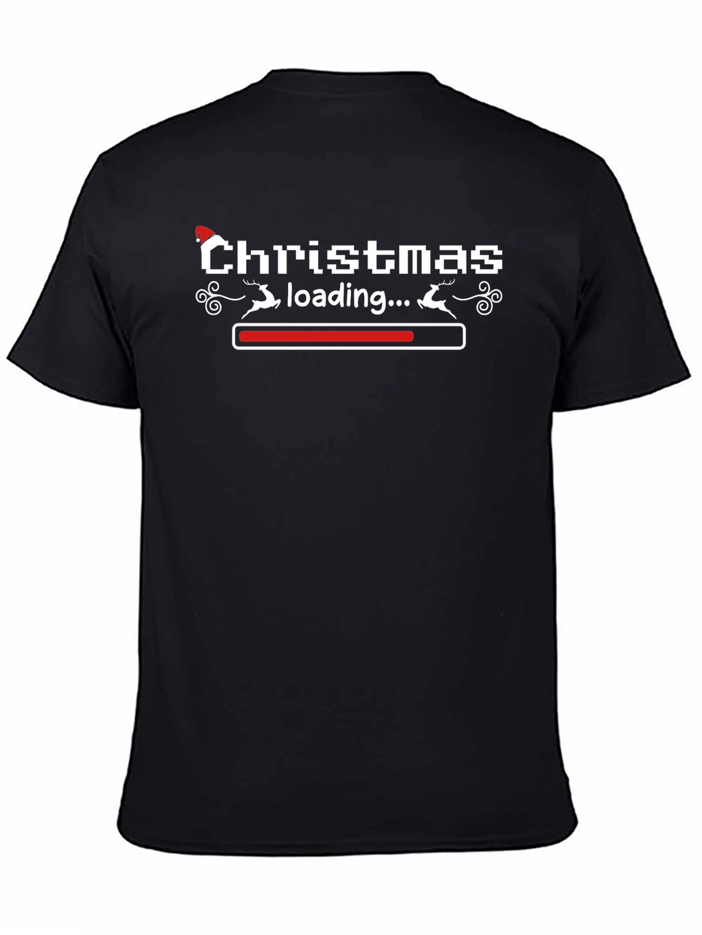 Christmas Loading T-Shirt - Holiday Pixel Art Tee