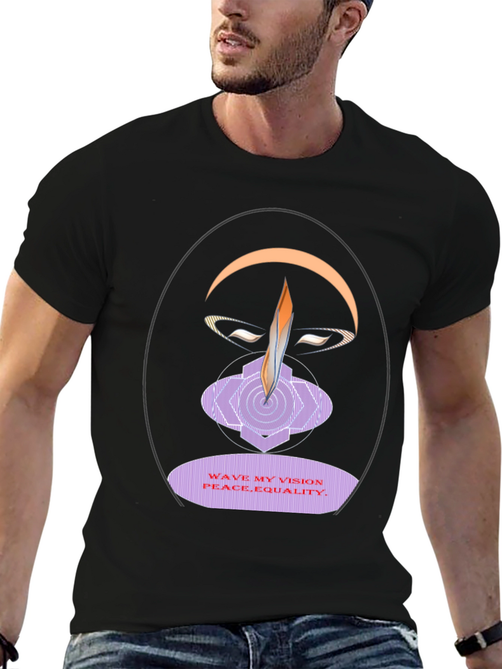 Vision Peace Equality Graphic T-Shirt