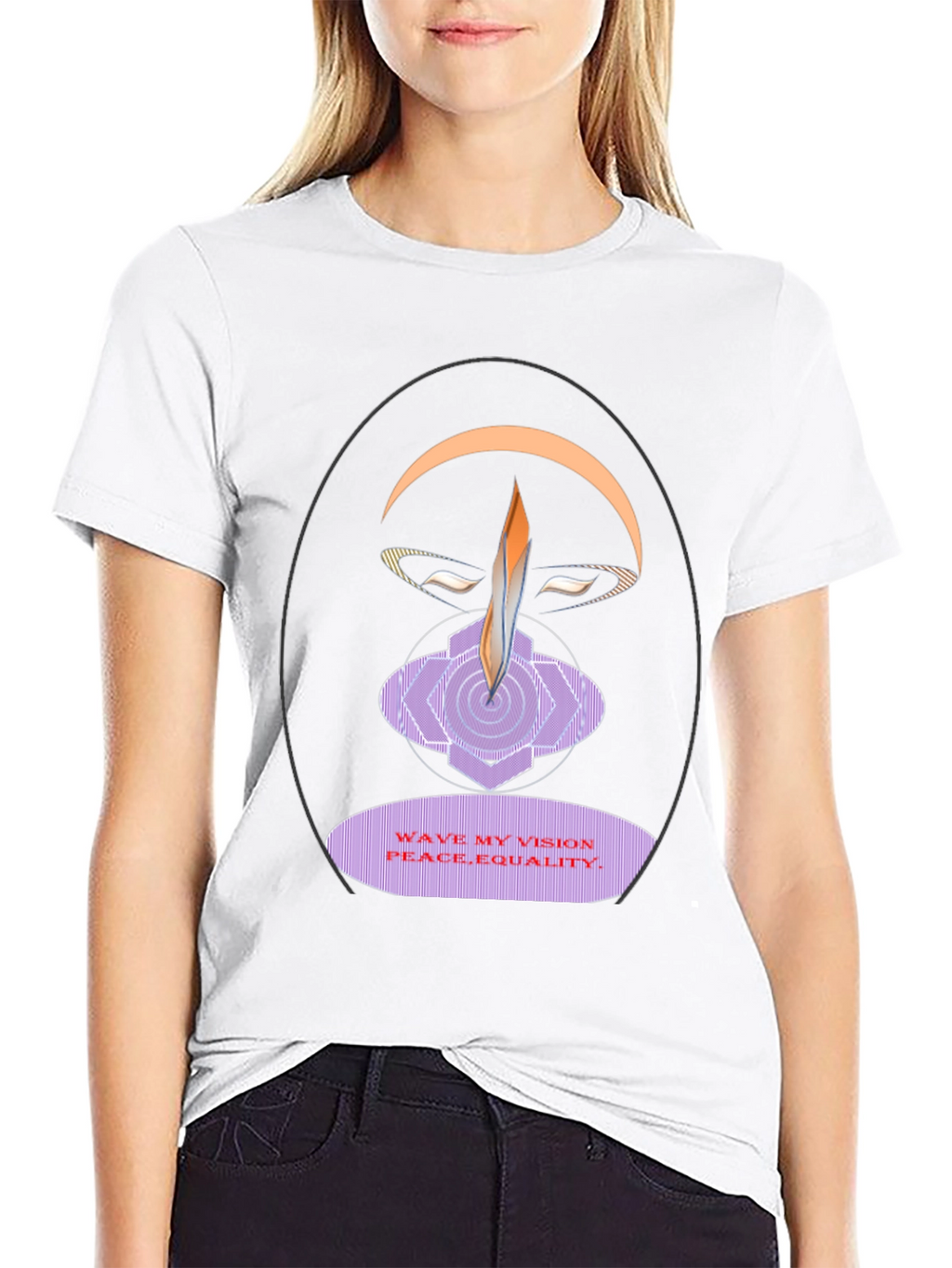 Vision Peace Equality Graphic T-Shirt