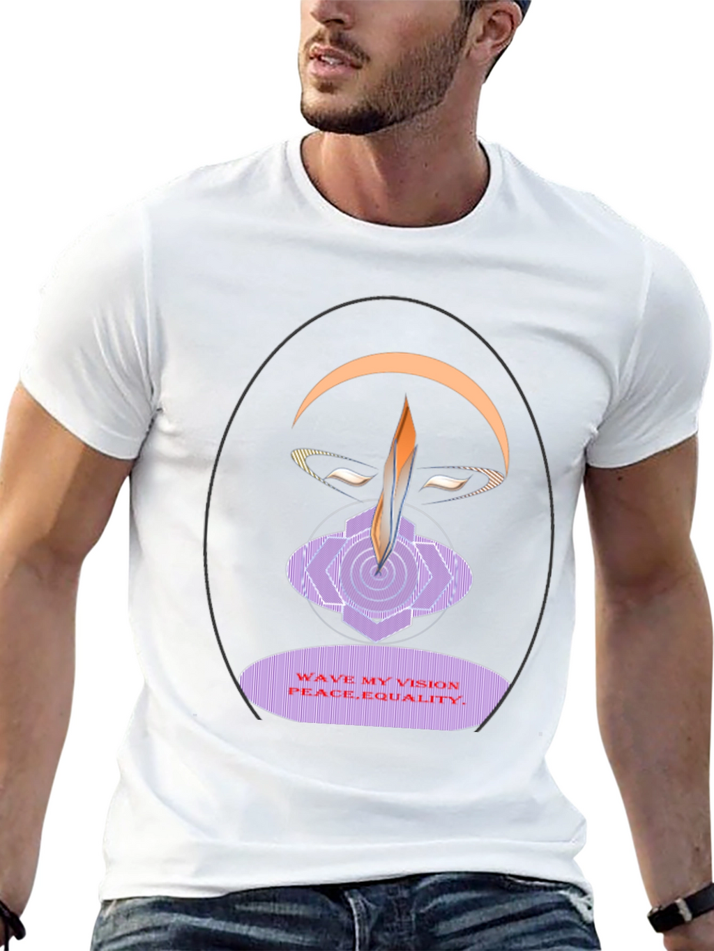 Vision Peace Equality Graphic T-Shirt
