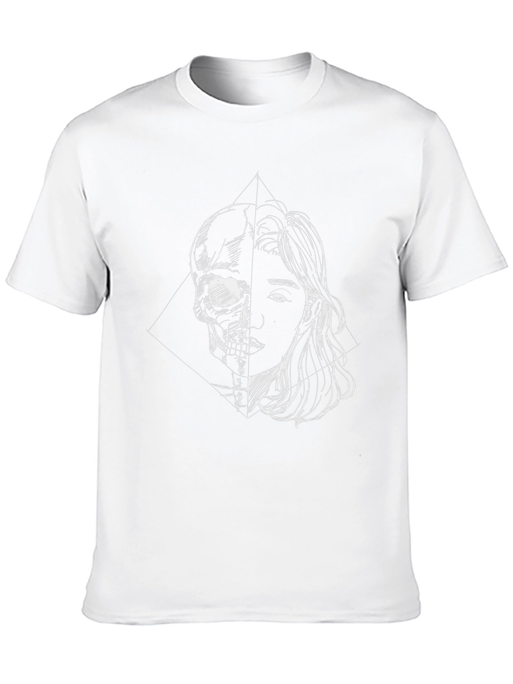 Skull & Beauty Graphic Black Tee