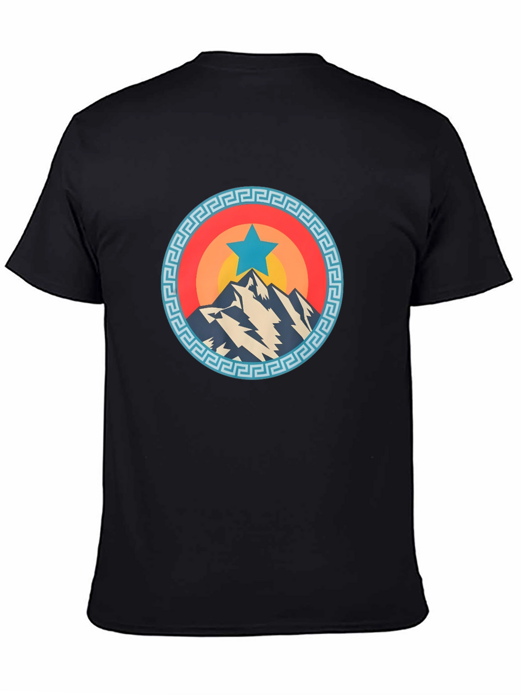 Mountain Star Graphic Tee - Cool Casual Shirt