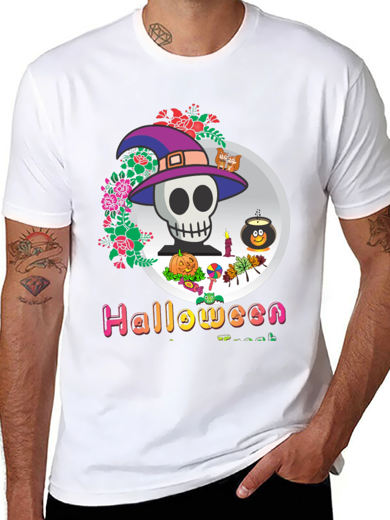 Halloween Skeleton T-Shirt