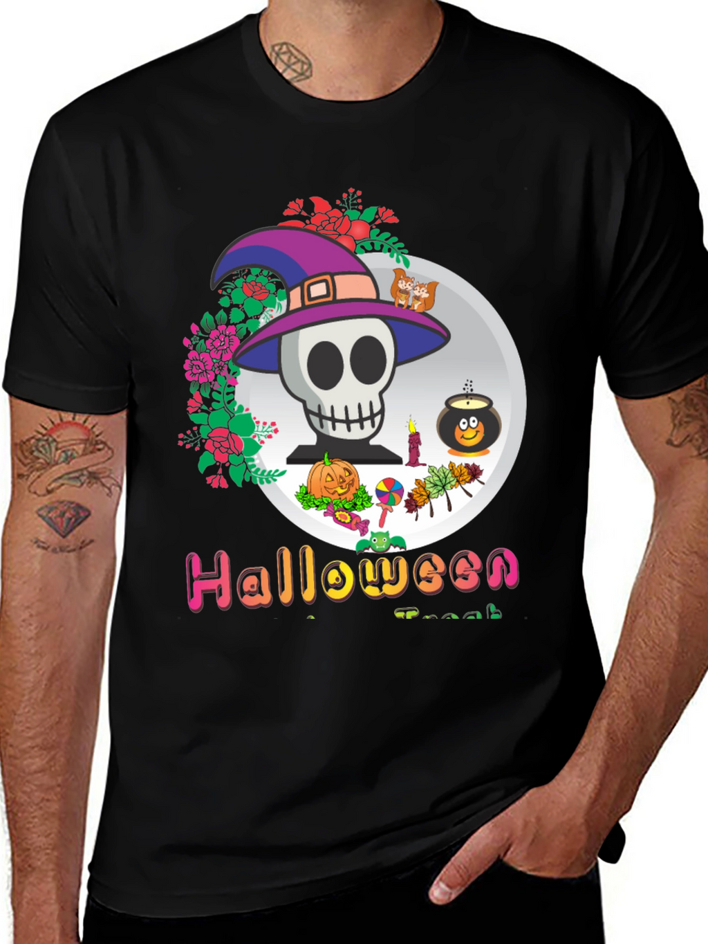 Halloween Skeleton T-Shirt