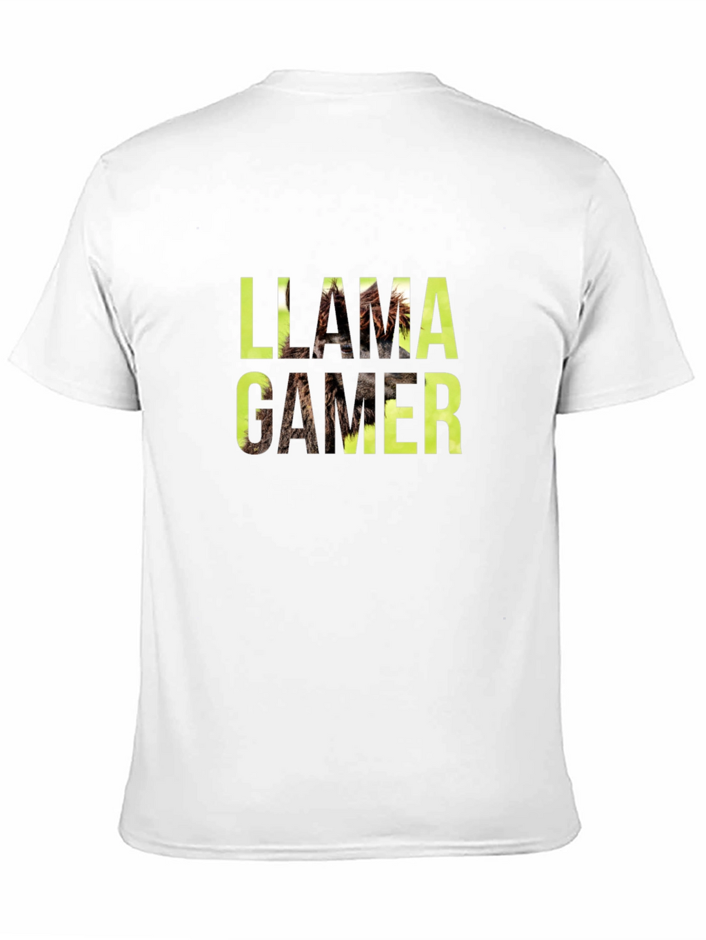 Llama Gamer Black Graphic Tee - Novelty Fun T-Shirt