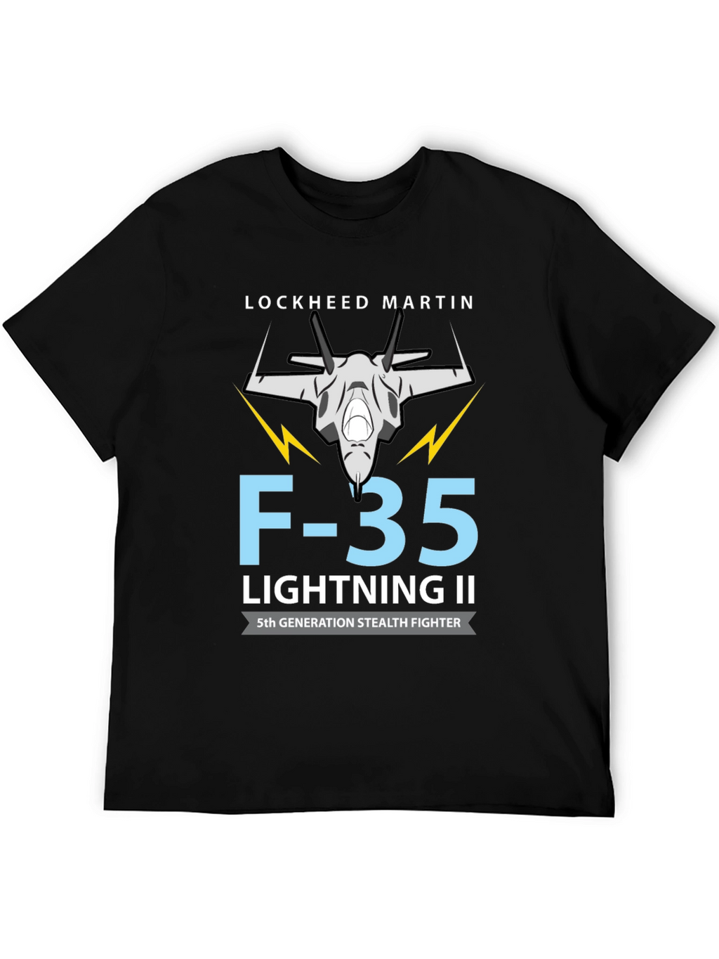 F-35 Lightning II Stealth Fighter Graphic T-Shirt