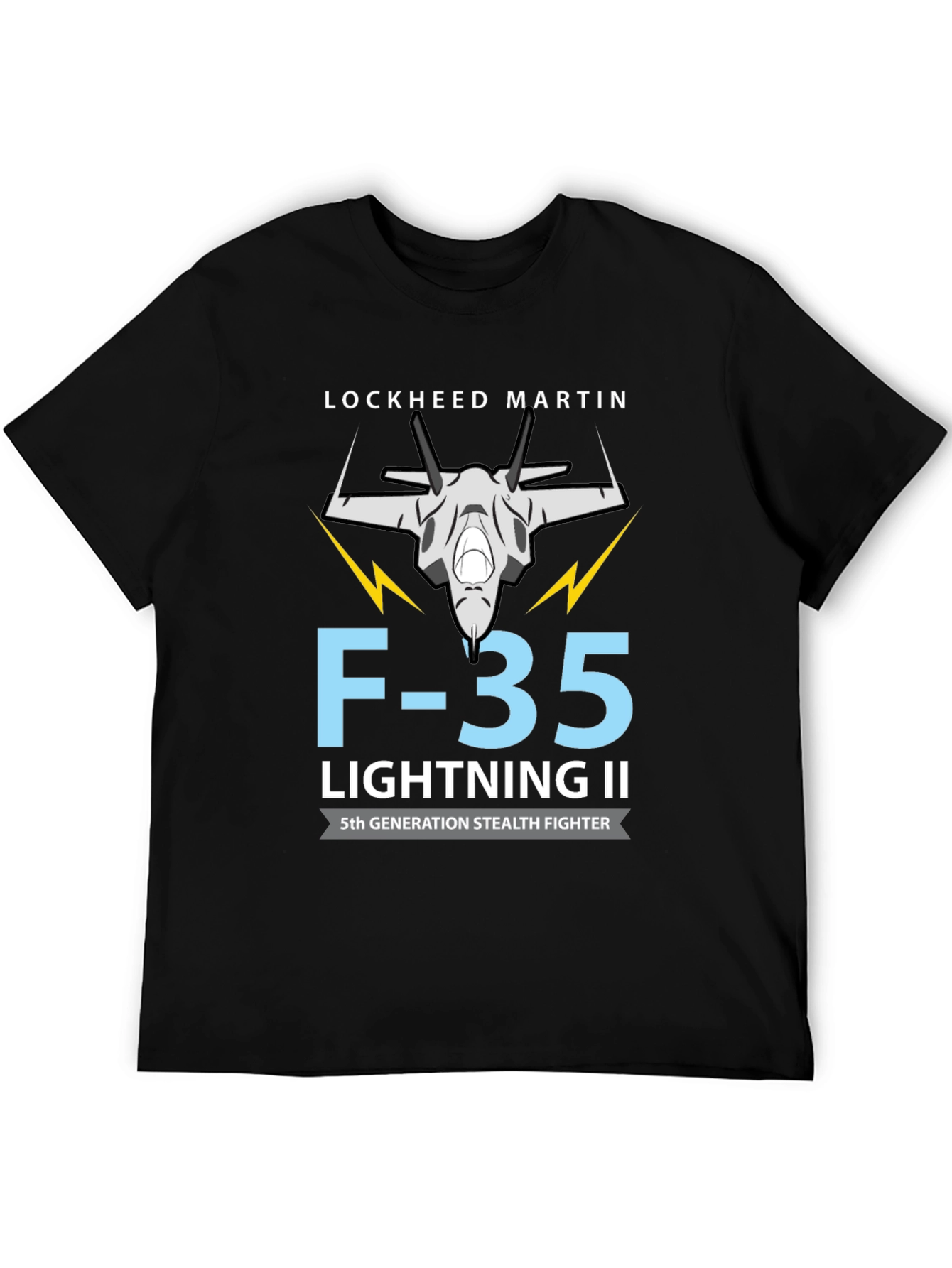 F-35 Lightning II Stealth Fighter Graphic T-Shirt