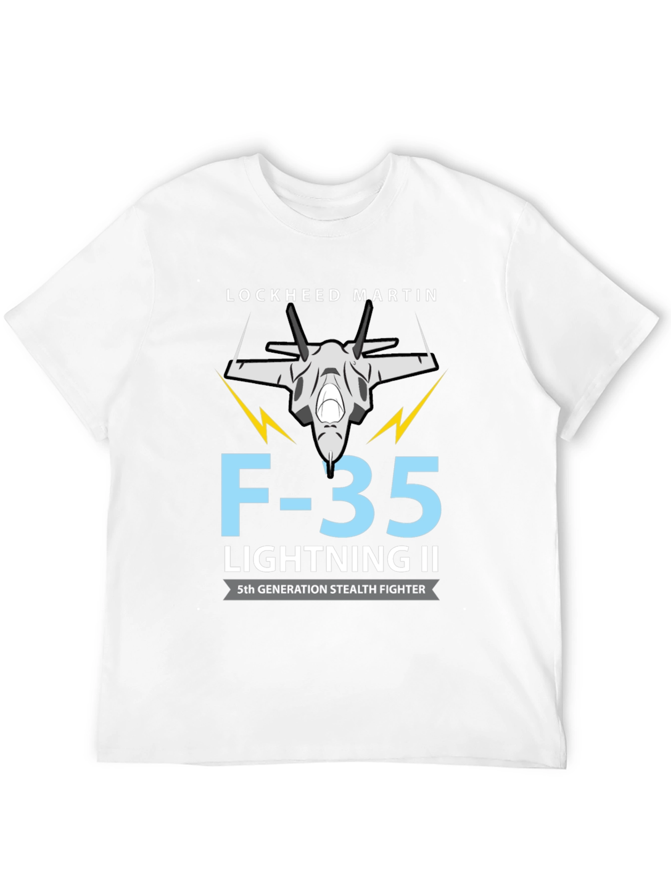 F-35 Lightning II Stealth Fighter Graphic T-Shirt